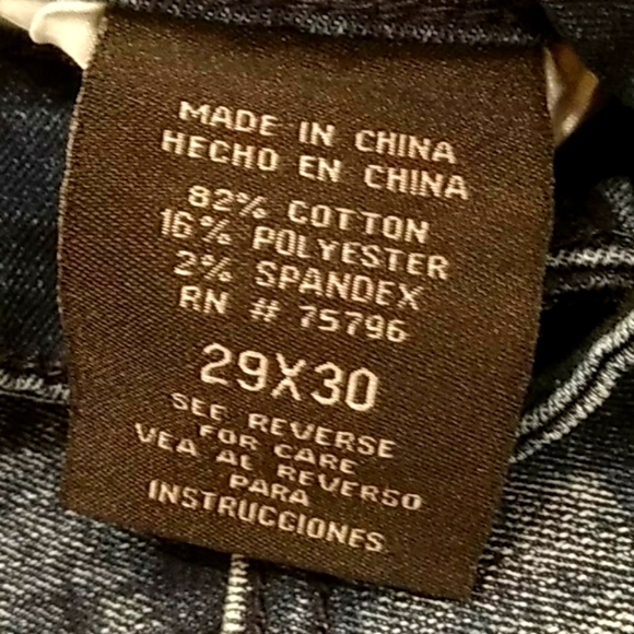 Distressed  Blue Jeans_Mens - Picture 4 of 4